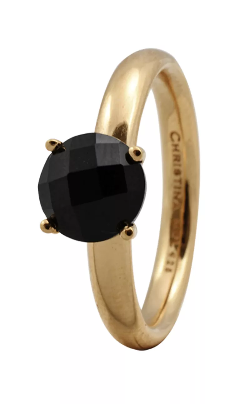 Кольцо Christina 800-3.1.B Black Onyx goldpl